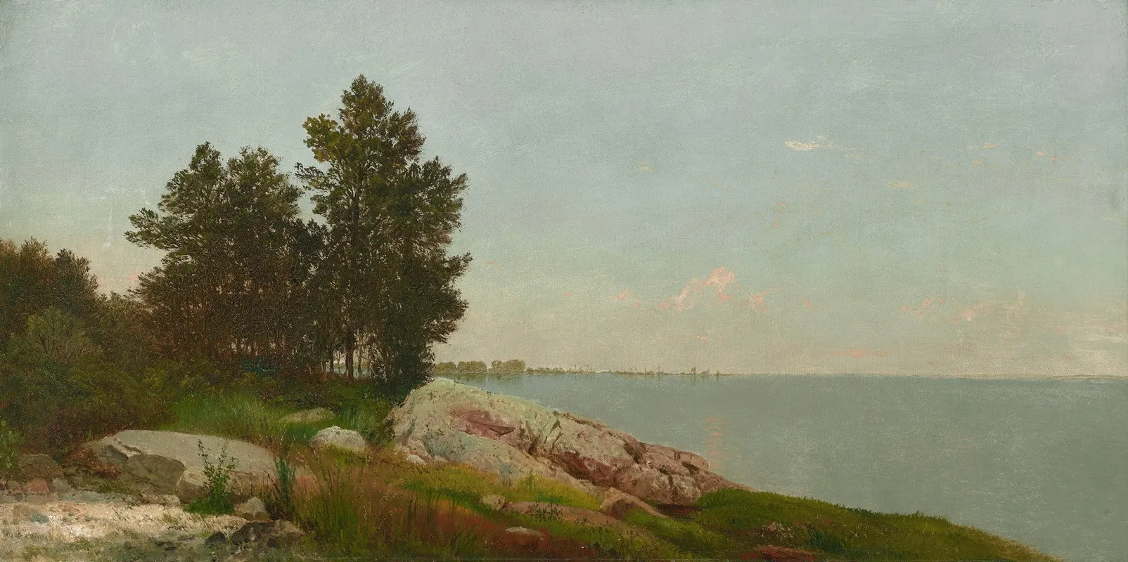 Study On Long Island Sound At Darien Connecticut