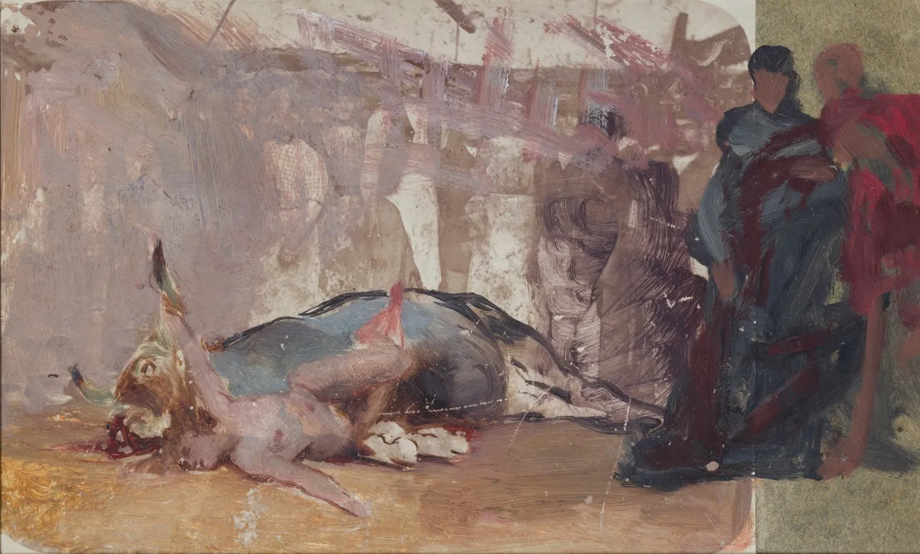 Study To The Painting Christian Dirce Wall Art by Henryk Siemiradzki - High-Resolution Digital Print