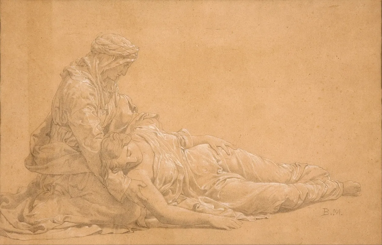 Study With Figures Wall Art by Benet Mercadé - High-Resolution Digital Print
