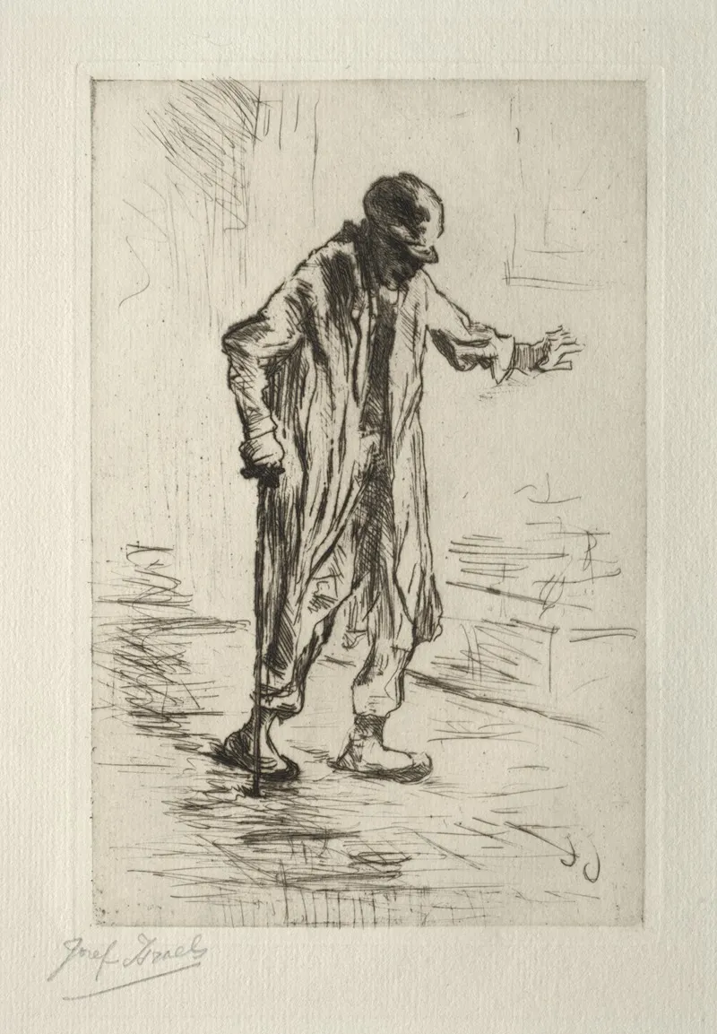 Stumbling Old Man