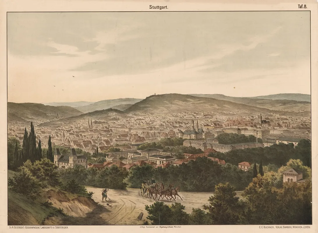Stuttgart 3 Wall Art by Vogelsang &amp; Kaiser - High-Resolution Digital Print
