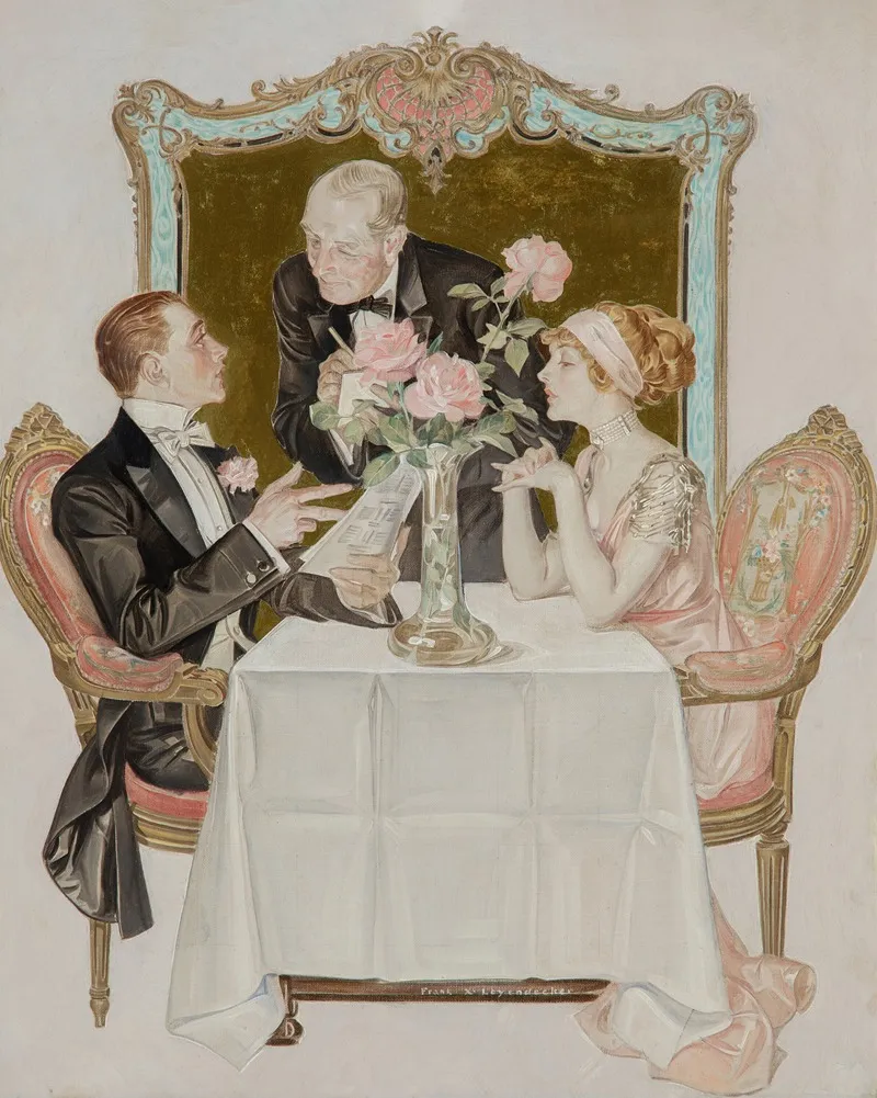 Styles For Men The House Of Kuppenheimer Cover Wall Art by Frank Xavier Leyendecker - High-Resolution Digital Print
