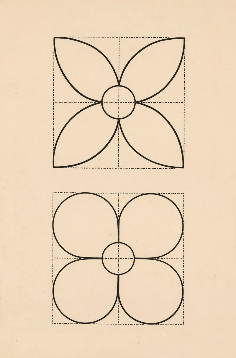 Stylized Flowers Wall Art by Søren Jacob Grønvald - High-Resolution Digital Print