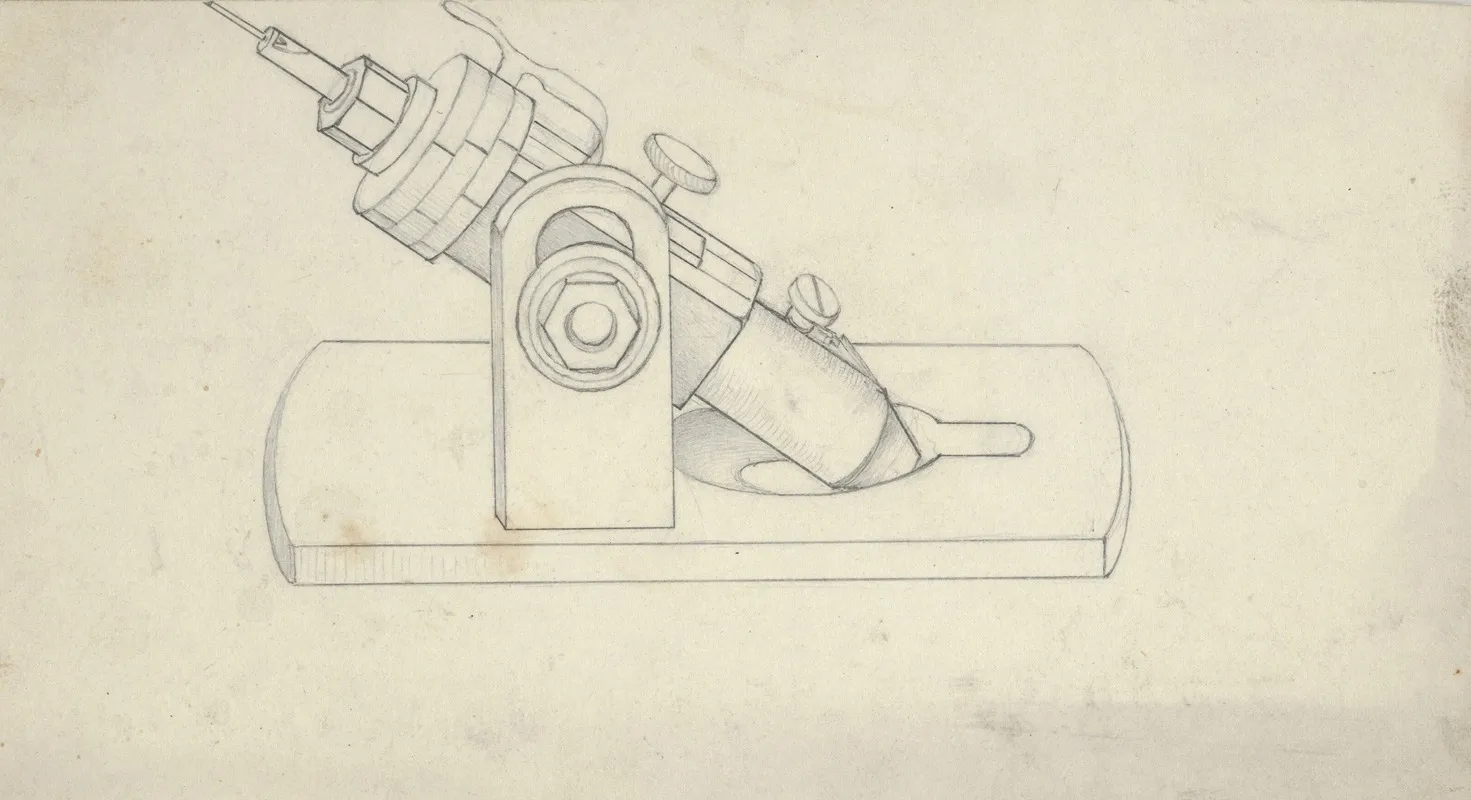 Stylus Of A Machine Used For Engraving Bank Notes Wall Art by Cyrus Durand - High-Resolution Digital Print