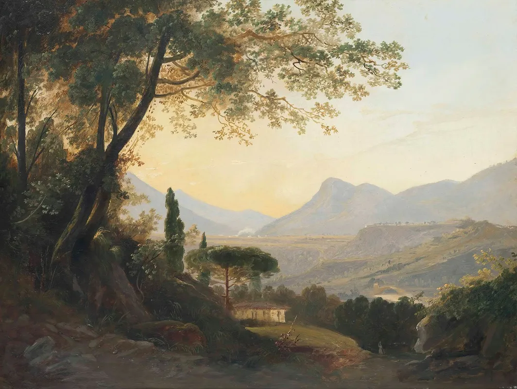 Subiaco In Lazio Near Rome Italy Wall Art by Julius Elsasser - High-Resolution Digital Print
