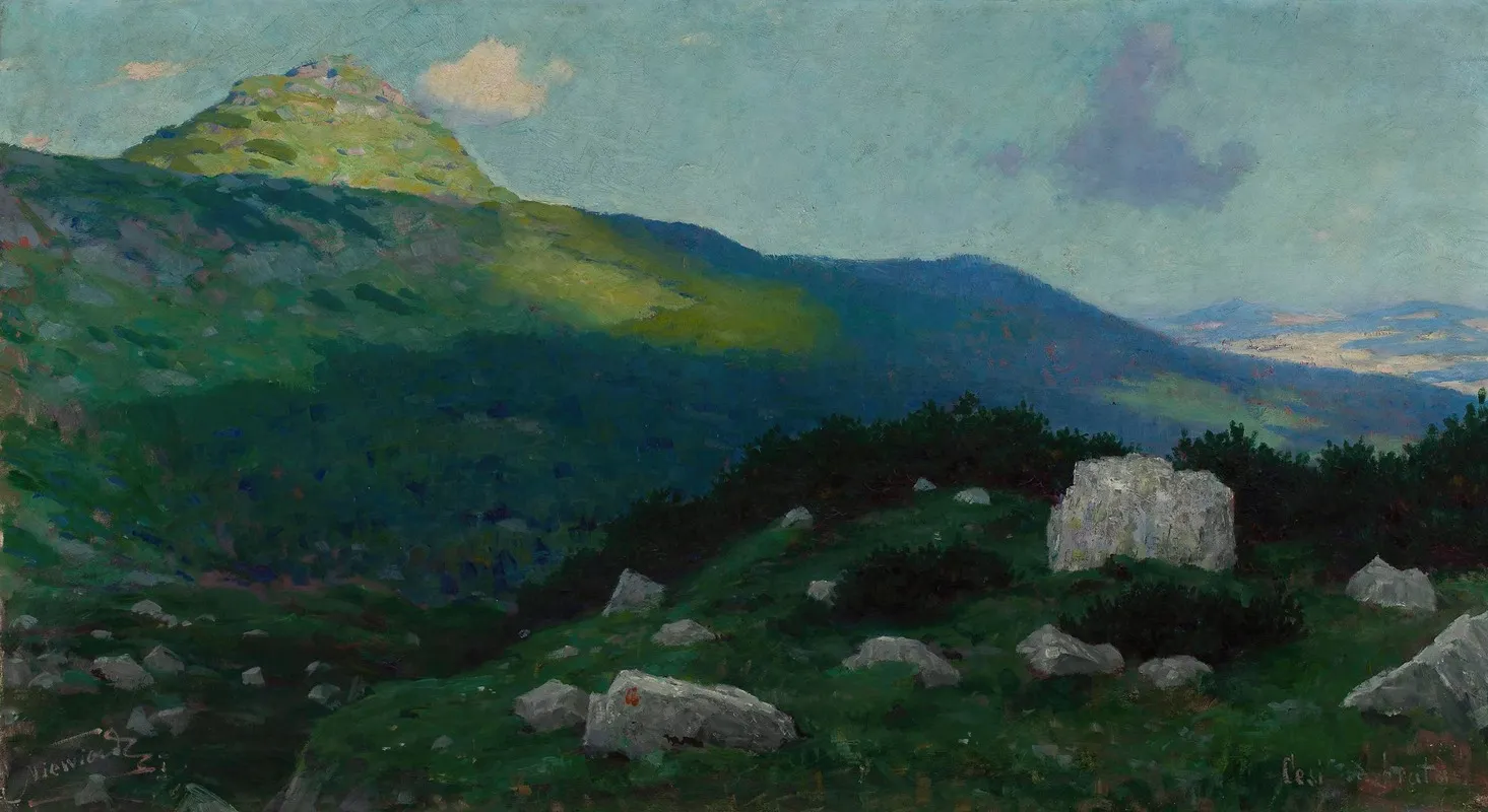 Submontane Landscape Kopa Magury In Zakopane Wall Art by Eligiusz Niewiadomski - High-Resolution Digital Print