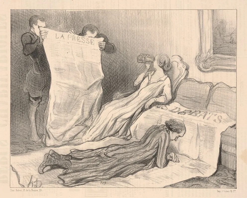Subscribers Receiving Their Newspapers And Trying To Figure Out How To Use It