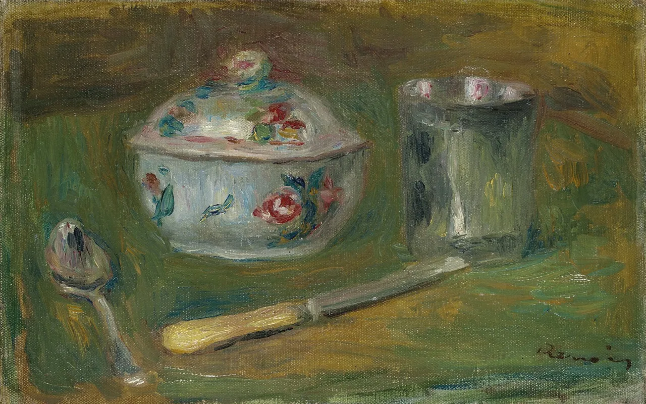 Sucrier Gobelet Cuillere Et Couteau