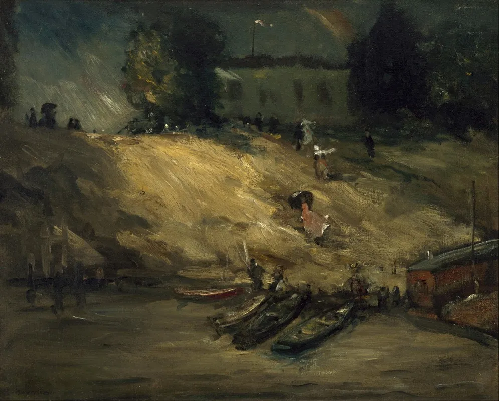 Sudden Shower Wall Art by Robert Henri - High-Resolution Digital Print