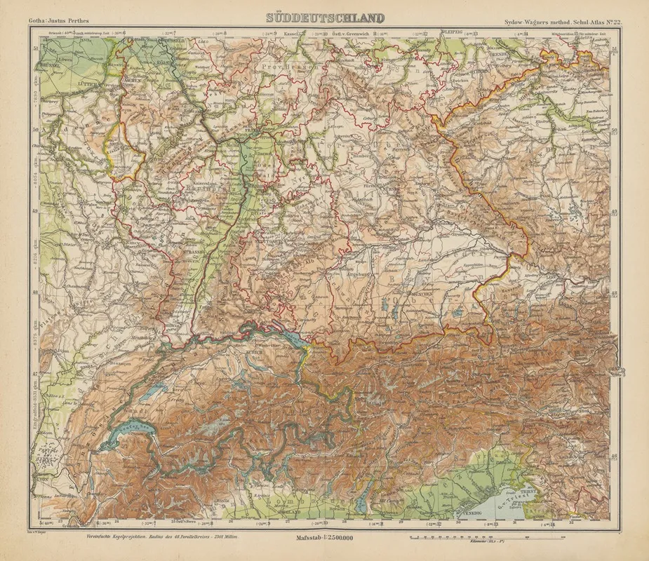 Suddeutschland Wall Art by Emil von Sydow - High-Resolution Digital Print