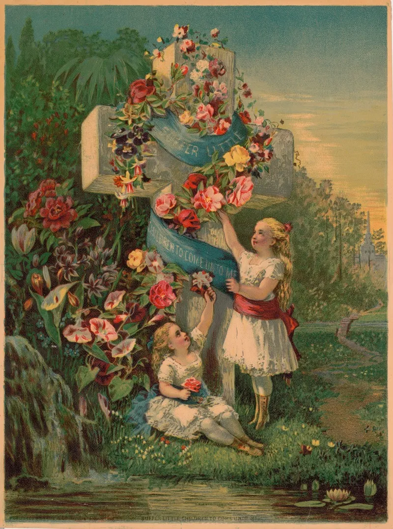 Suffer Little Children To Come Unto Me 3 Wall Art by True &amp; Co. - High-Resolution Digital Print