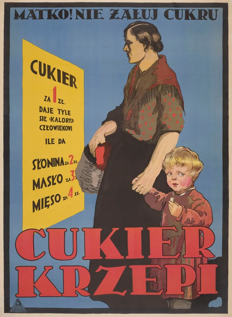 Sugar Fortifies Mother Dont Spare The Sugar Wall Art by Stefan Norblin - High-Resolution Digital Print