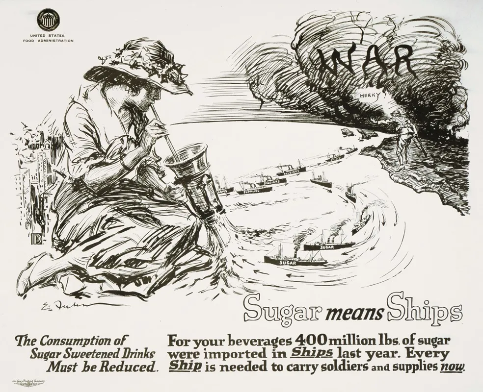 Sugar Means Ships Wall Art by Ernest Fuhr - High-Resolution Digital Print