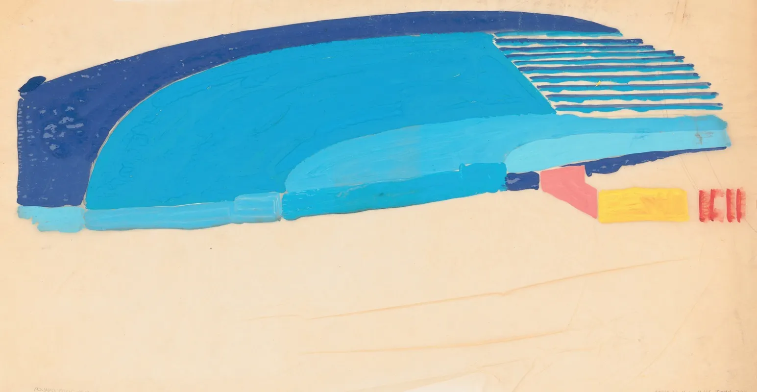 Suggested Treatments Of Auditorium For Theatre And Concert Hall New York Worlds Fair 1939 Sketch For Scheme A 2 Wall Art by Winold Reiss - High-Resolution Digital Print