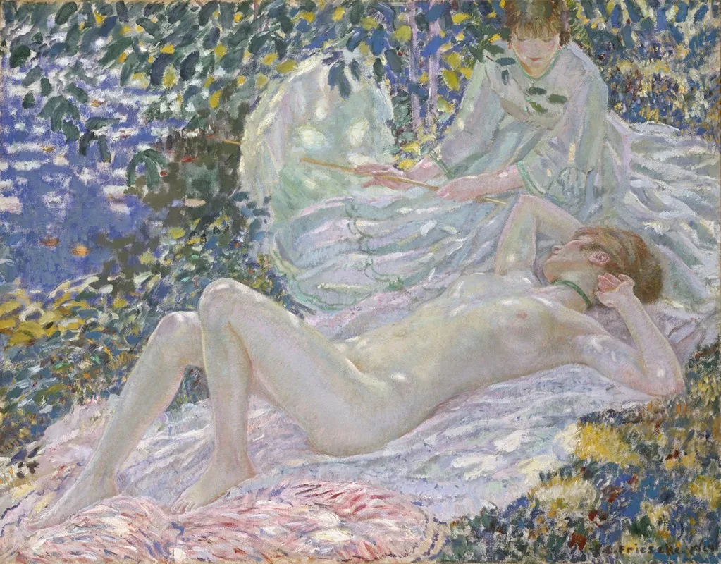 Summer 25 Wall Art by Frederick Carl Frieseke - High-Resolution Digital Print