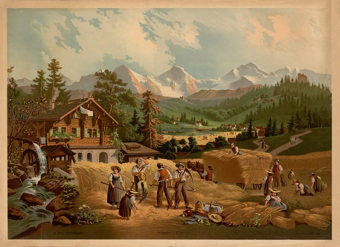 Summer 71 Wall Art by Bernhard Fröhlich - High-Resolution Digital Print