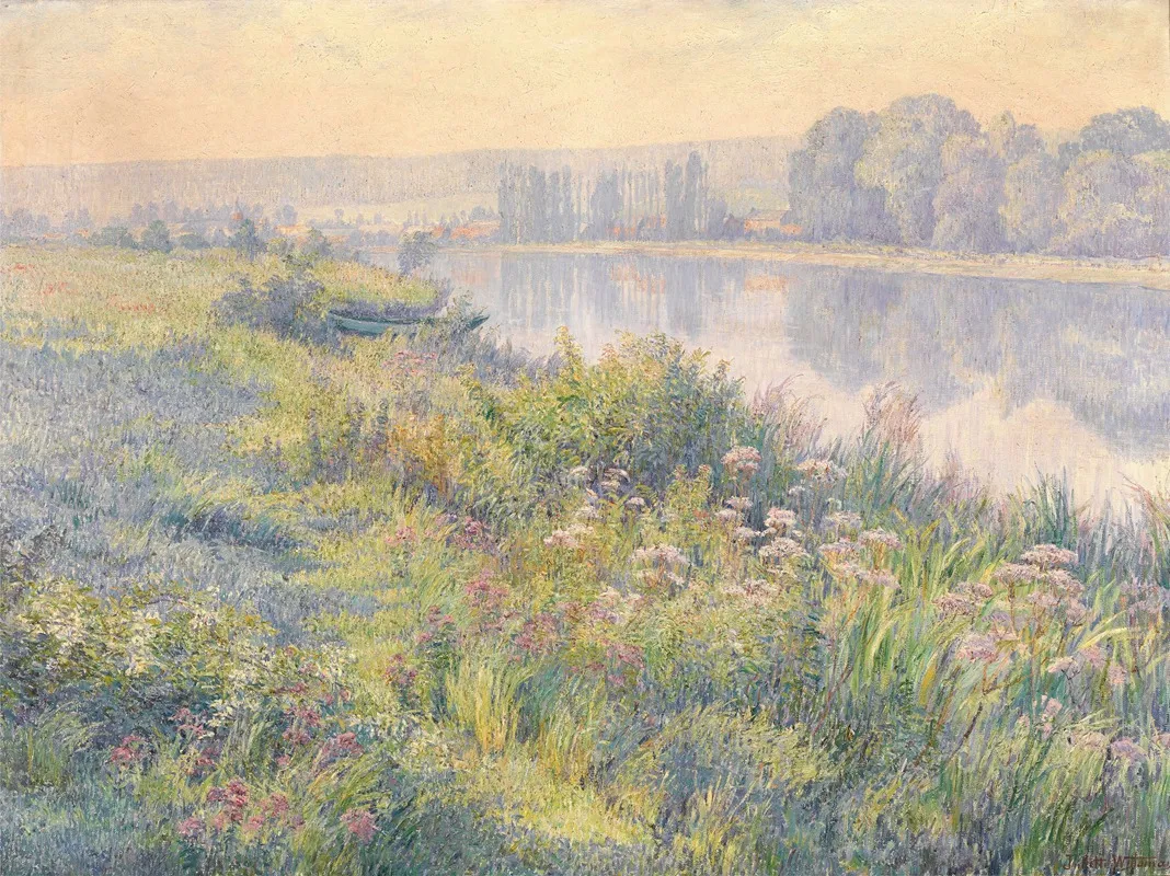 Summer By The Meuse Wall Art by Juliette Wytsman-Trullemans - High-Resolution Digital Print