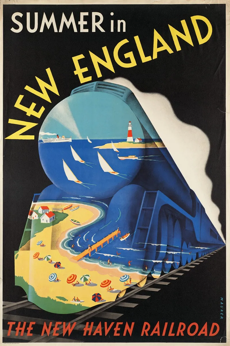 Summer In New England Wall Art by Sascha Maurer - High-Resolution Digital Print