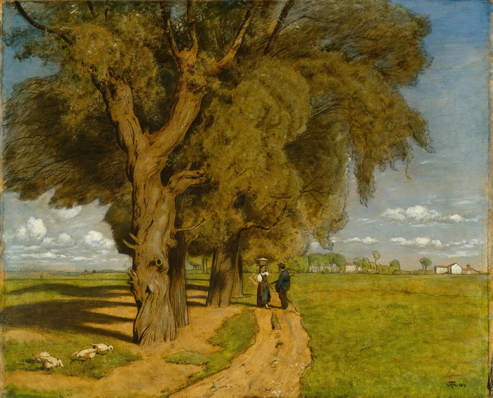 Summer Landscape Near Karlsruhe