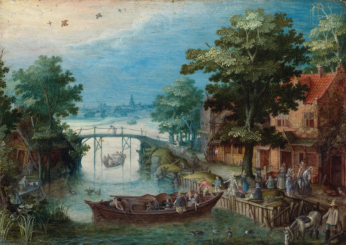 Summer Landscape Wall Art by Christoffel van den Berghe - High-Resolution Digital Print