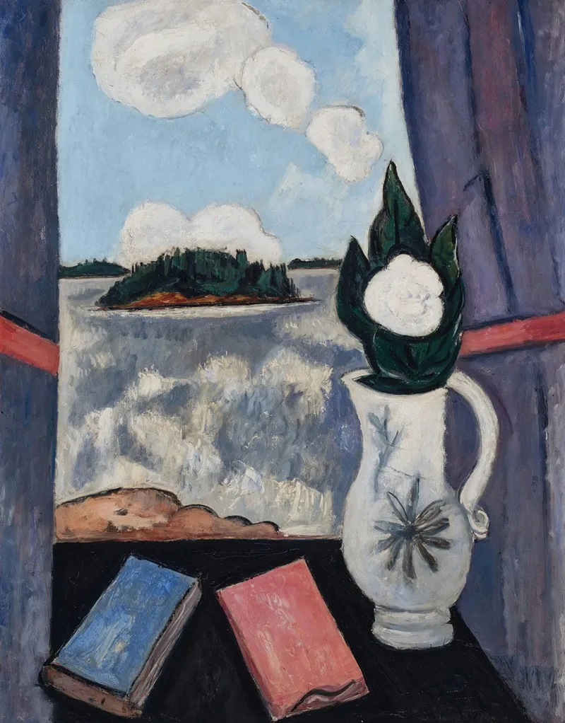 Summer Sea Window Wall Art by Marsden Hartley - High-Resolution Digital Print