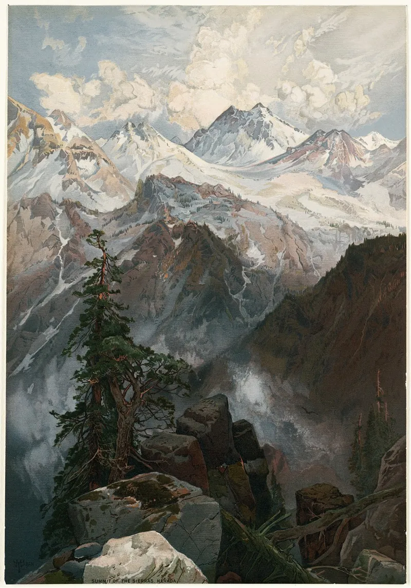 Summit Of The Sierras Nevada
