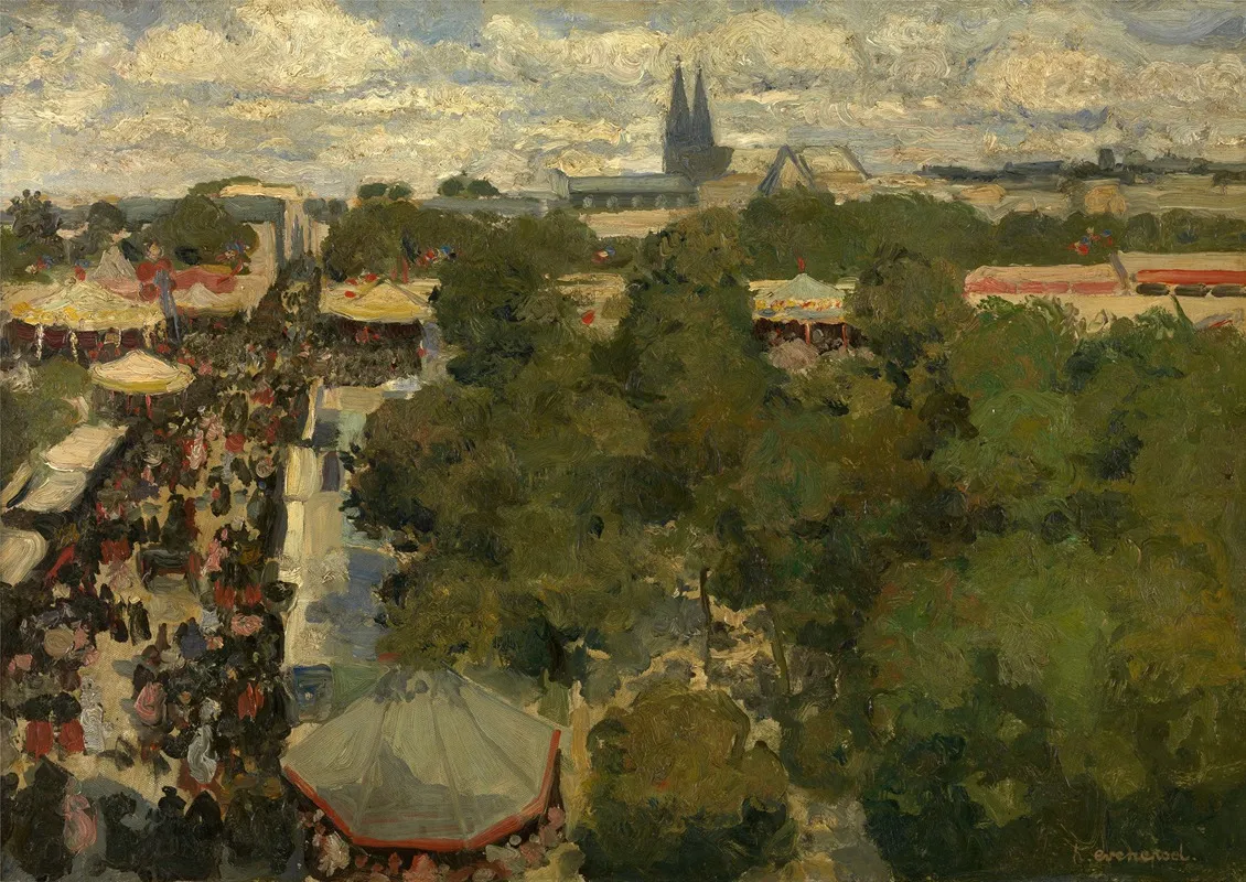Sunday Fair At Les Invalides