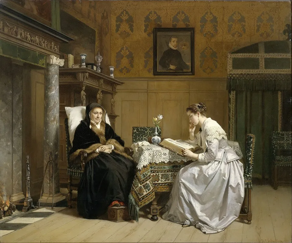 Sunday Morning 7 Wall Art by Hendrik Jacobus Scholten - High-Resolution Digital Print