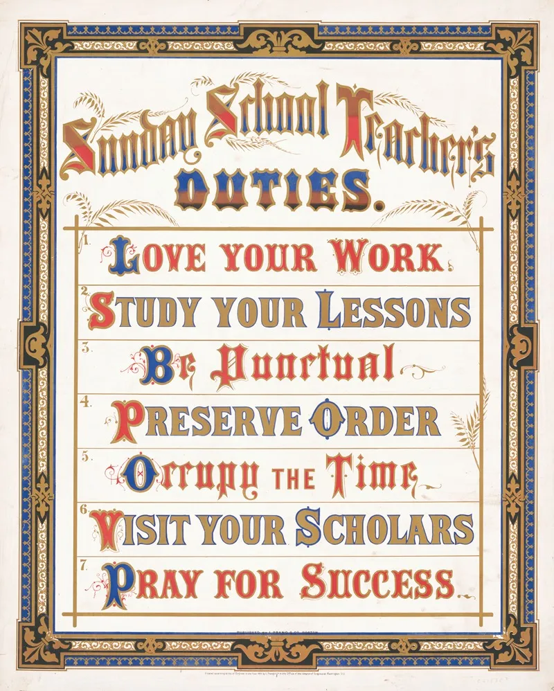 Sunday School Teachers Duties
