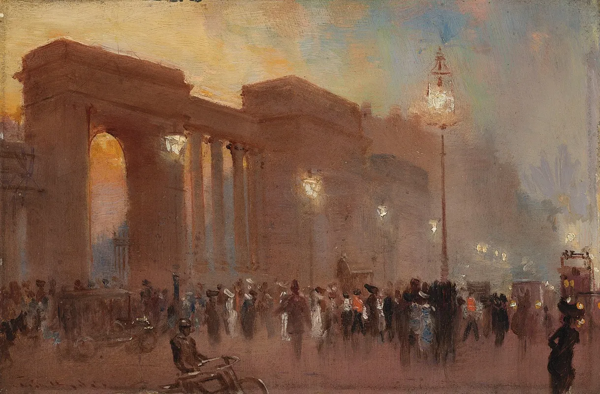 Sunday Summer Evening Hyde Park Corner