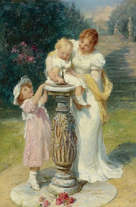 Sunny Hours Wall Art by Frederick Morgan - High-Resolution Digital Print