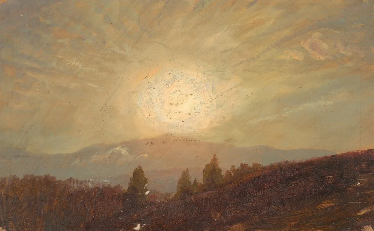 Sunset 9 Wall Art by Frederic Edwin Church - High-Resolution Digital Print