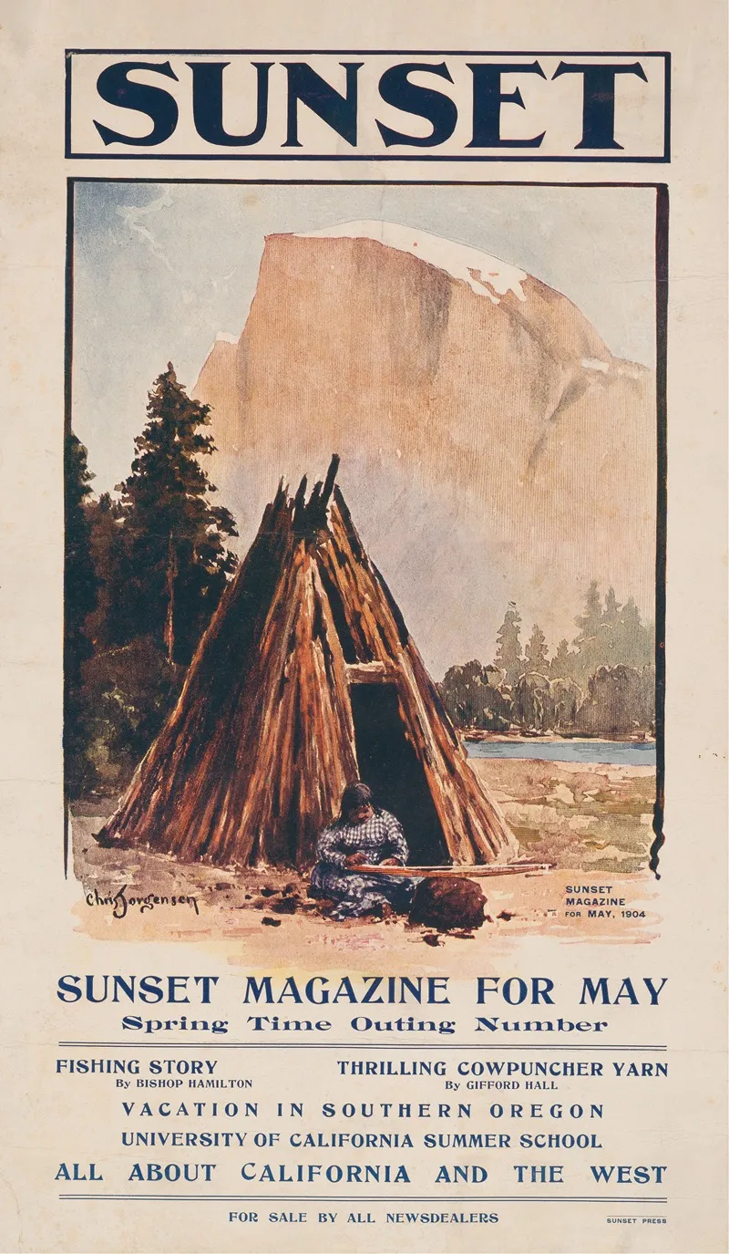 Sunset Magazine For May Wall Art by Chris Jorgensen - High-Resolution Digital Print