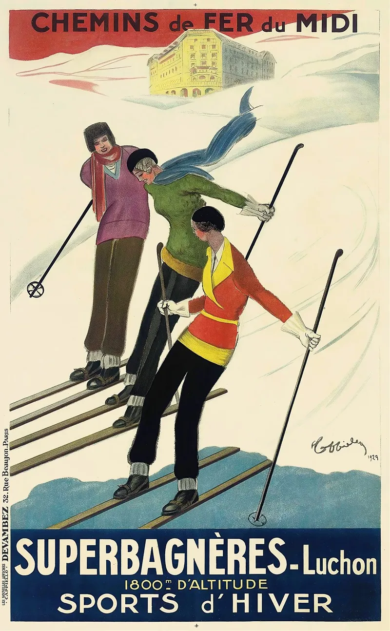Superbagneres Luchon Wall Art by Leonetto Cappiello - High-Resolution Digital Print