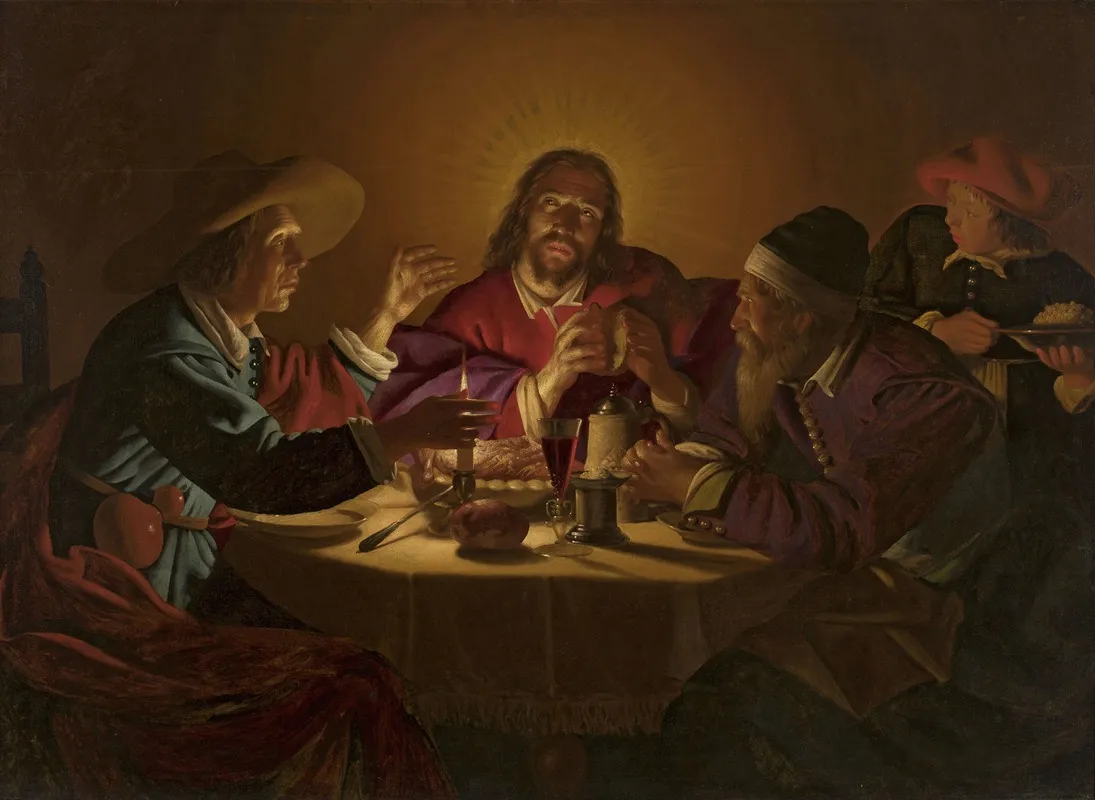 Supper At Emmaus 9 Wall Art by Jan ter Borch - High-Resolution Digital Print