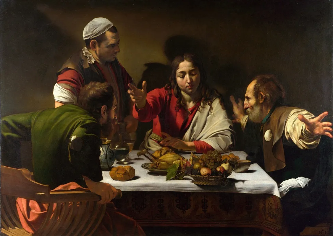 Supper At Emmaus Wall Art by Caravaggio - High-Resolution Digital Print