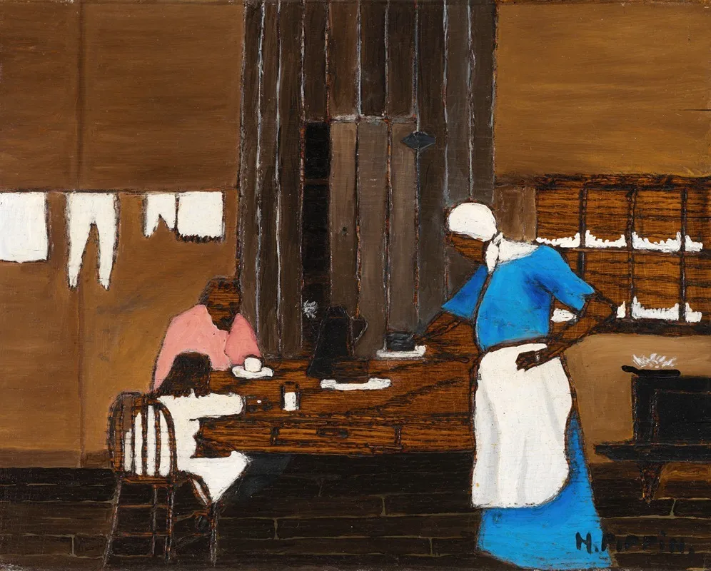 Supper Time 2 Wall Art by Horace Pippin - High-Resolution Digital Print