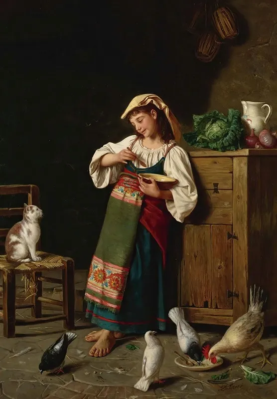 Supper Time Wall Art by David Sani - High-Resolution Digital Print