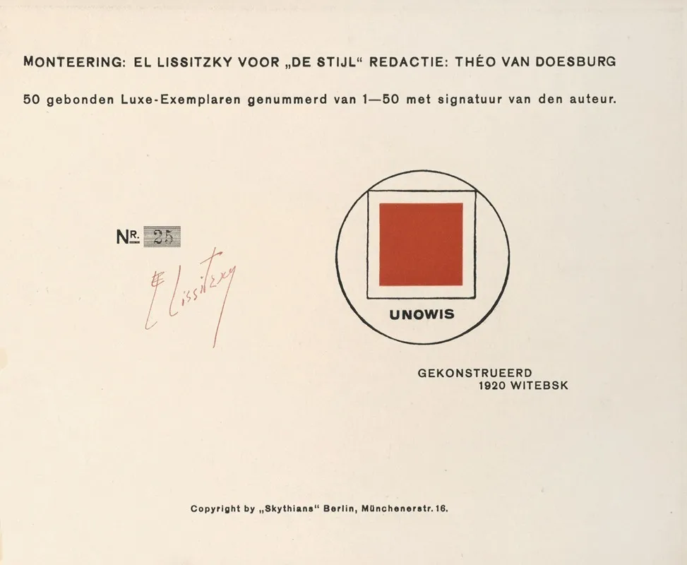 Suprematisch Worden Van Twee Kwa Dra Ten In 6 Konstrukties Pl 11