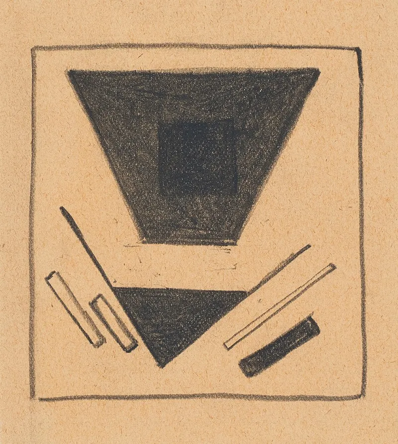 Suprematist Composition Projected Plane