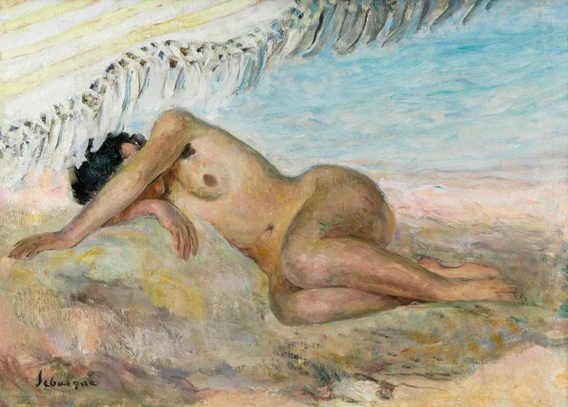Sur La Plage 4 Wall Art by Henri Lebasque - High-Resolution Digital Print