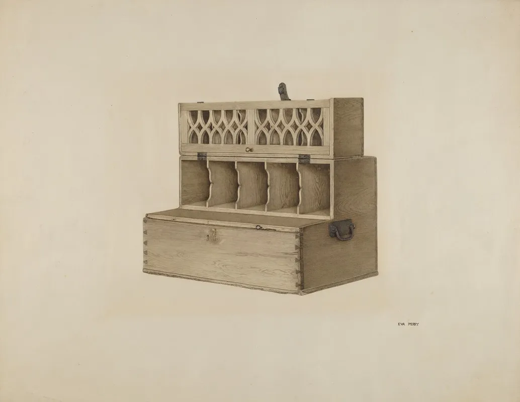 Surgeons Field Desk And Kit Wall Art by Eva Perry - High-Resolution Digital Print
