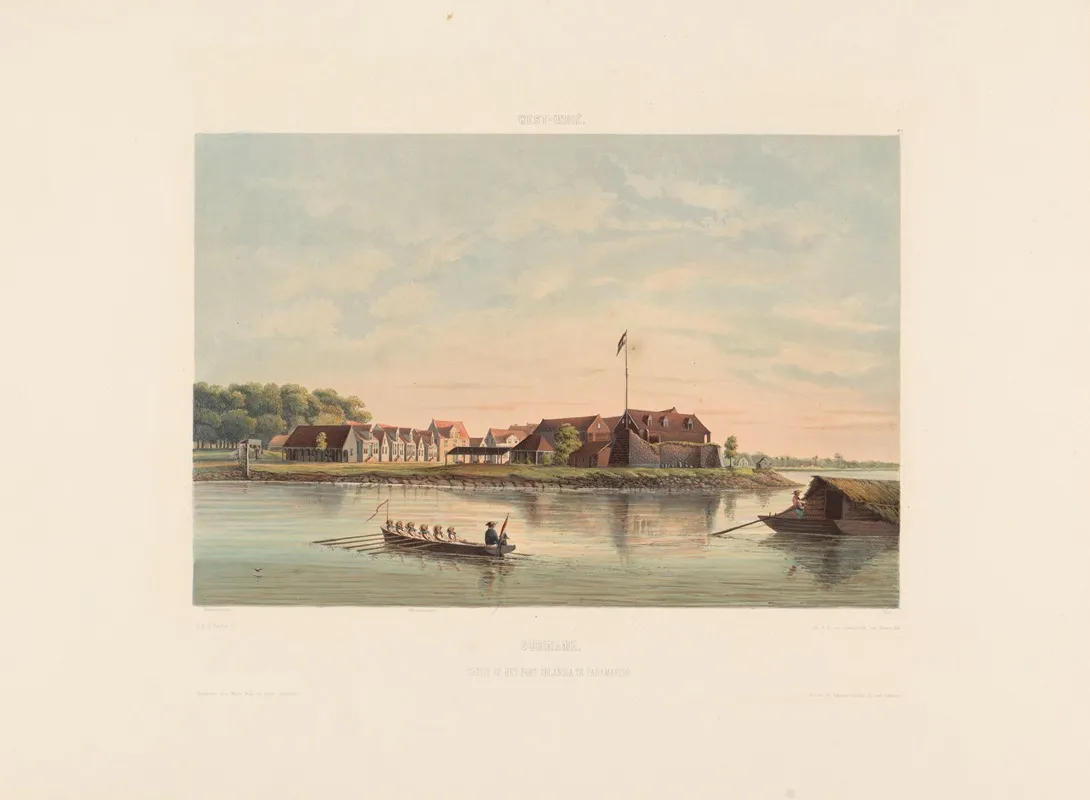 Suriname Gezigt Op Het Fort Zelandia Te Paramaribo Wall Art by Gerard Voorduin - High-Resolution Digital Print