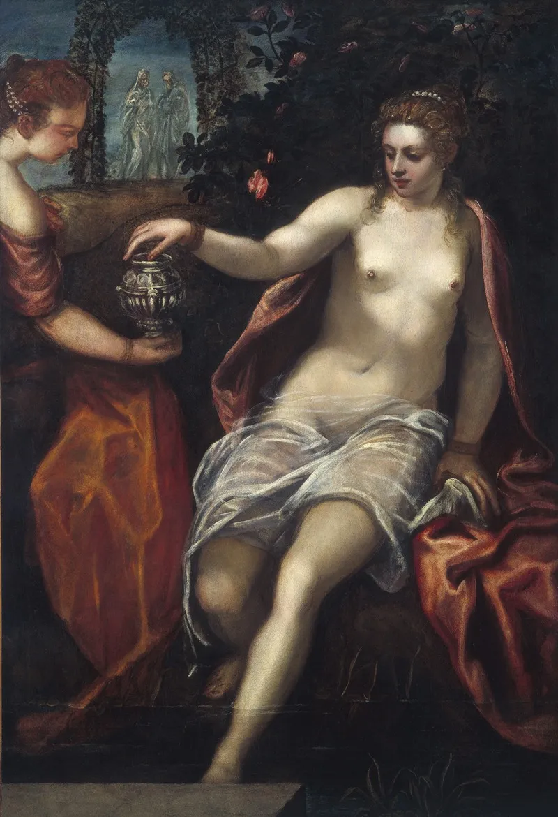 Susanna 2 Wall Art by Domenico Tintoretto - High-Resolution Digital Print