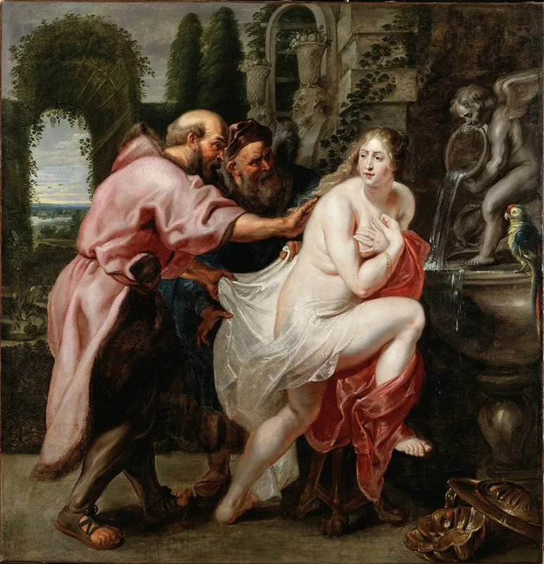 Susanna And The Elders 2 Wall Art by Peter Paul Rubens - High-Resolution Digital Print