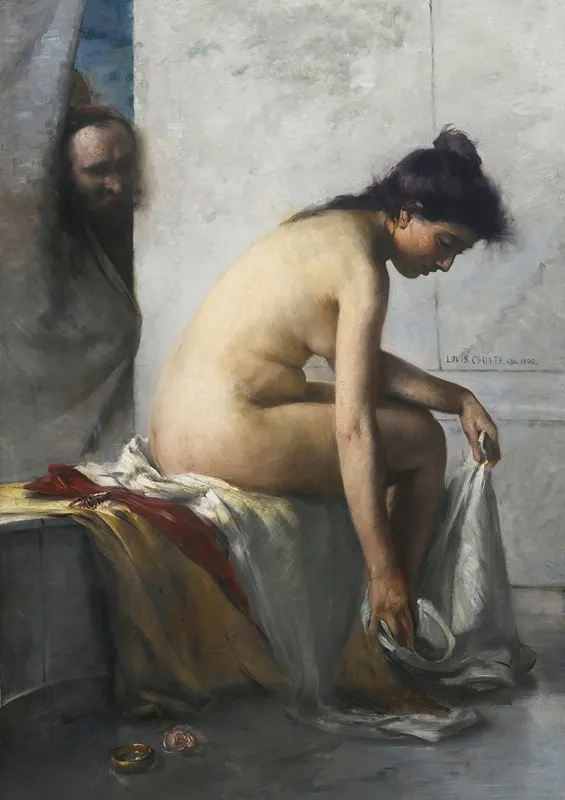 Susanna Im Bade Wall Art by Lovis Corinth - Canvas Print