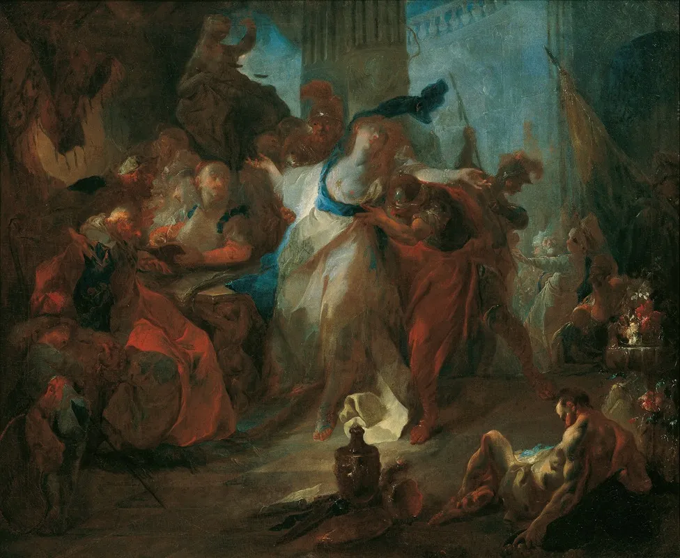 Susanna Vor Den Richtern Wall Art by Franz Anton Maulbertsch - High-Resolution Digital Print