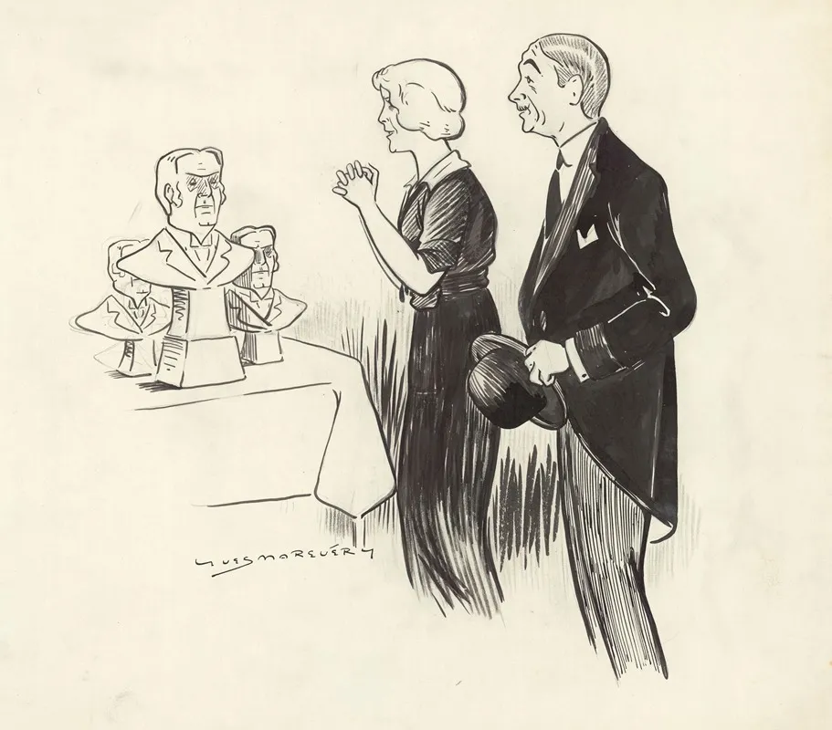 Suzanne Revonne Et Louis Gauthier Dans Le Veau Dor De Lucien Gleize