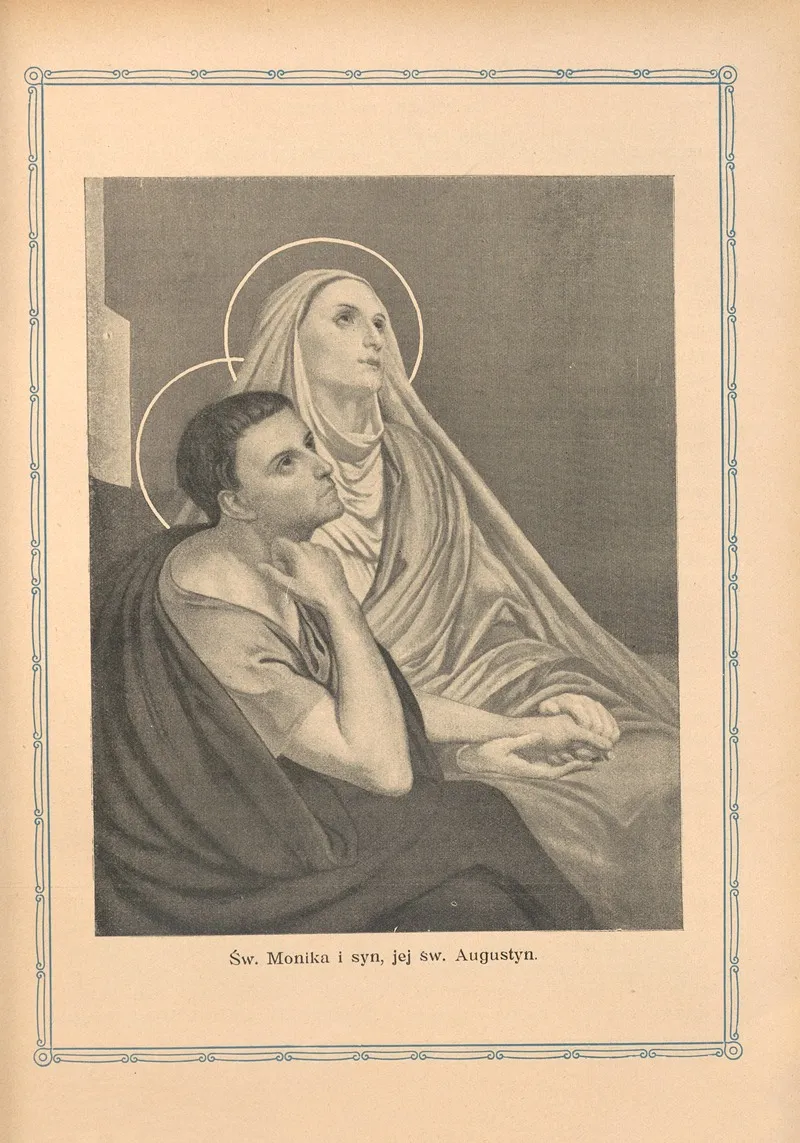 Sw monika i syn jej sw augustyn Wall Art by Otto Bitschnau - High-Resolution Digital Print