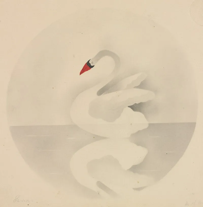 Swan Wall Art by Mary Altha Nims - High-Resolution Digital Print